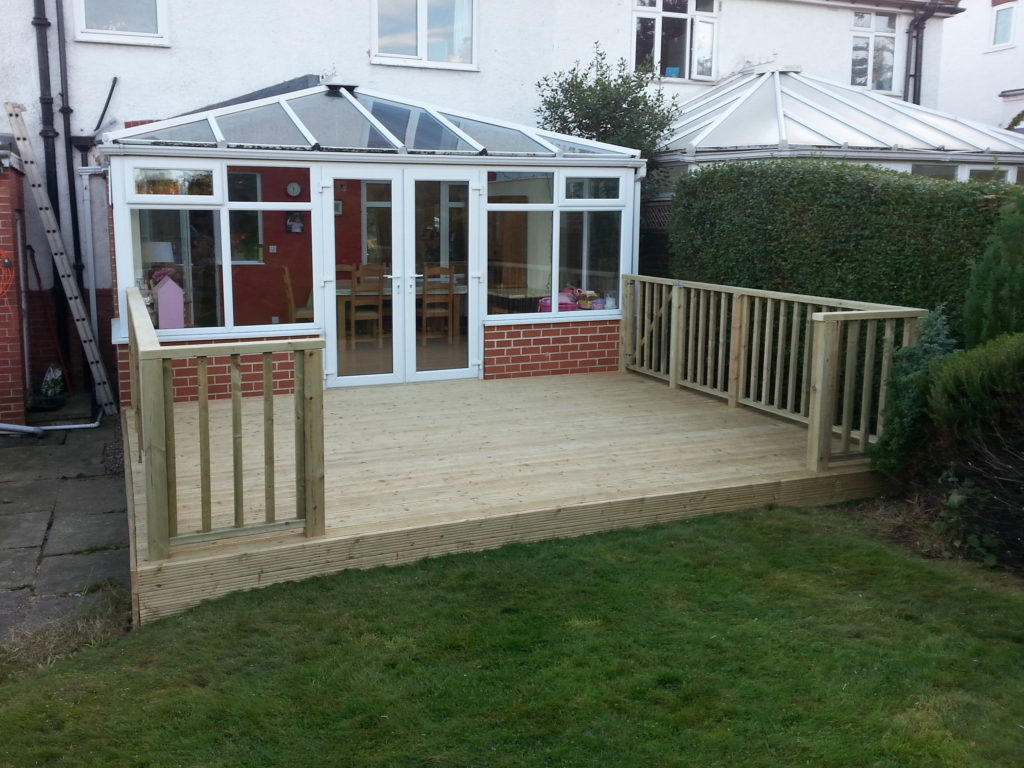 Decking and Hand Rail