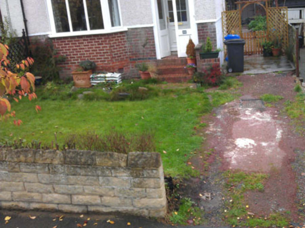 Driveway, Path and Large Rockery