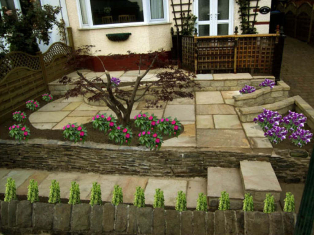Low Maintenance Front Garden