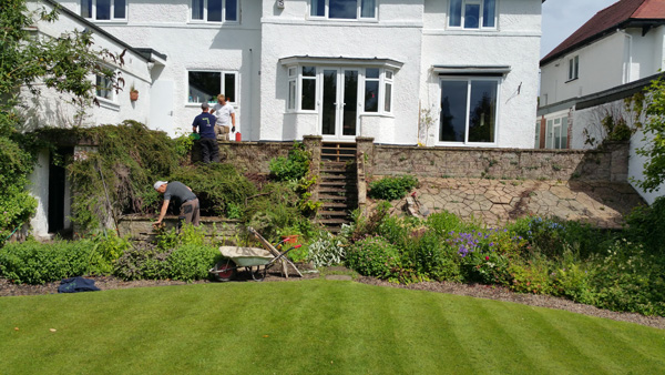 Natural Stone Wall