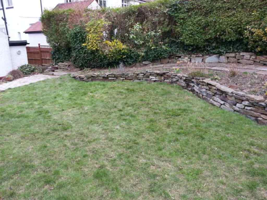 Patio, Steps and Slate with Curved Edges