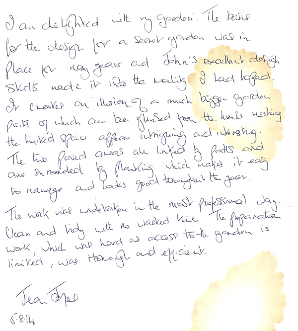 Scape Easy Testimonial Scape Easy Testimonial