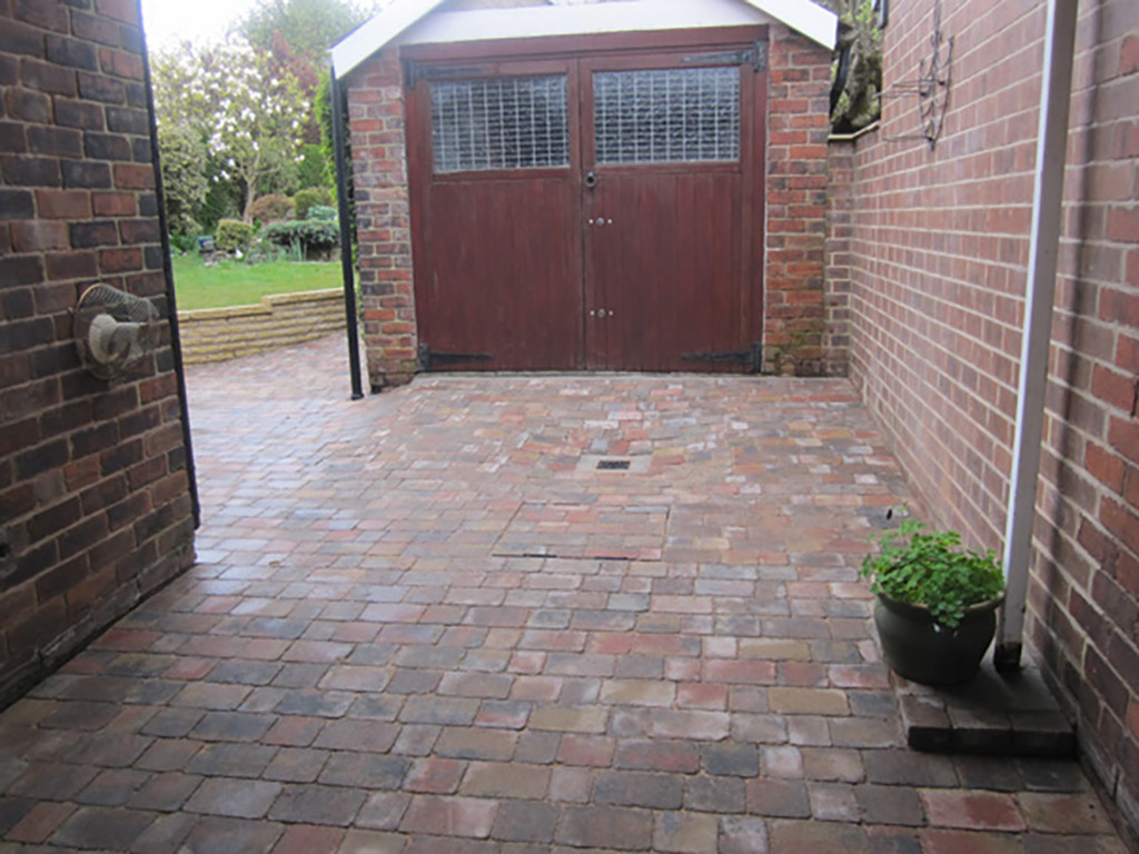 Suntrap Patio, New Driveway with Curved Edges