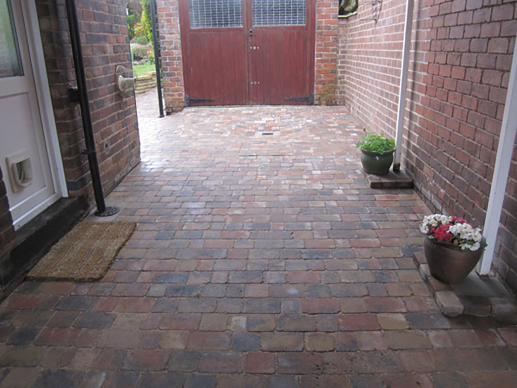 Suntrap Patio, New Driveway with Curved Edges