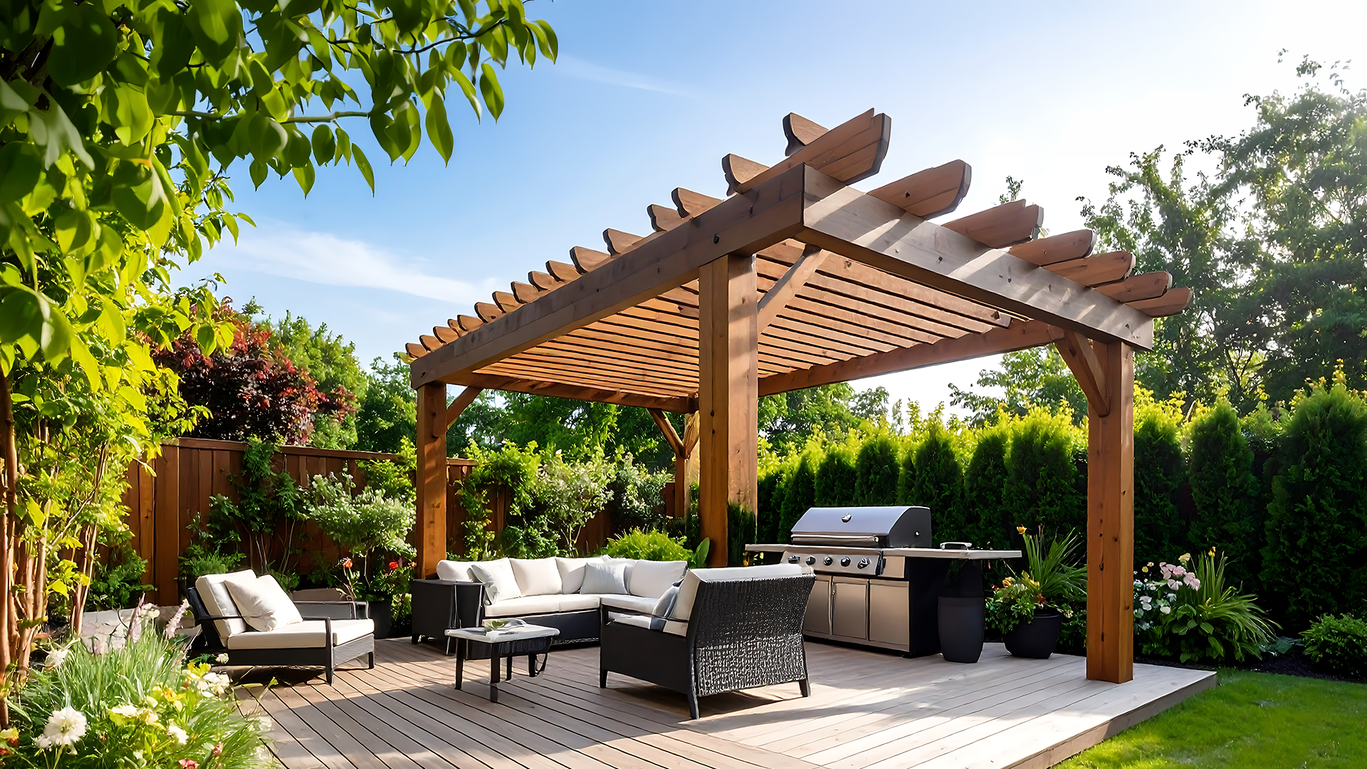 Make your garden the poshest in Sheffield: get a pergola!